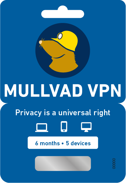瑞典的 Inet 和 Webhallen 现在提供 Mullvad